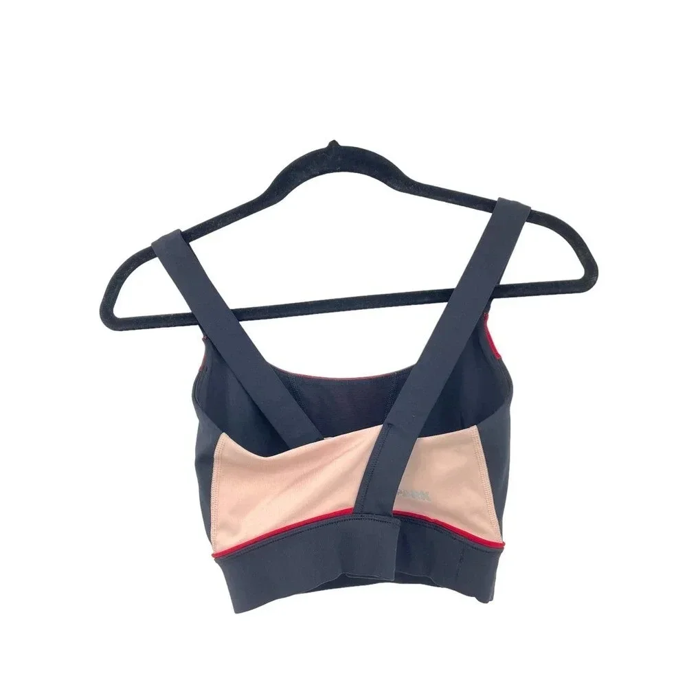 Ivy Park Colorblock X-Back Sports Bra Red Blush Pink‎ Size Small